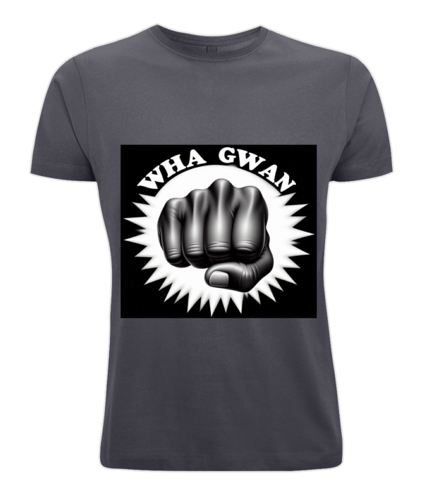 BY004 Classic Round Neck Men's T‑Shirt Wha Gwan C - Image 3