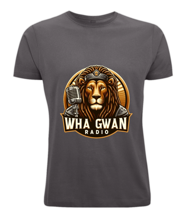 BY004 Classic Round Neck Men's T‑Shirt Wha Gwan Radio - Image 5