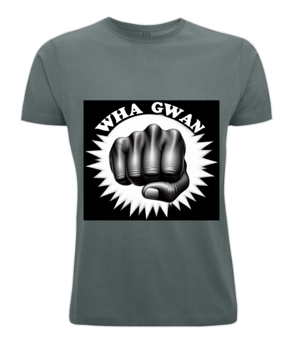 BY004 Classic Round Neck Men's T‑Shirt Wha Gwan C - Image 4