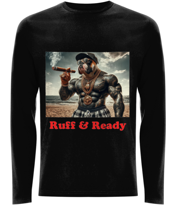 Men & Women's Unisex Long Sleeve T‑Shirt Ruff & Ready