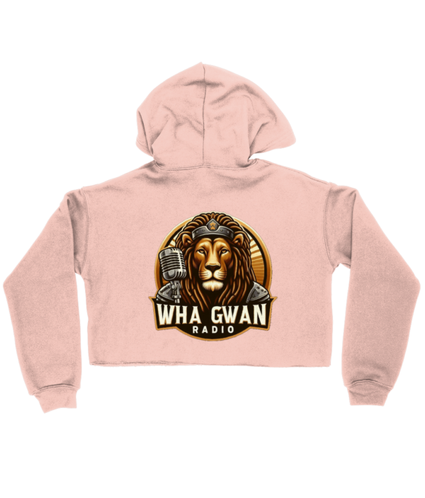 Bella Ladies Cropped Hoodie Wha Gwan Radio