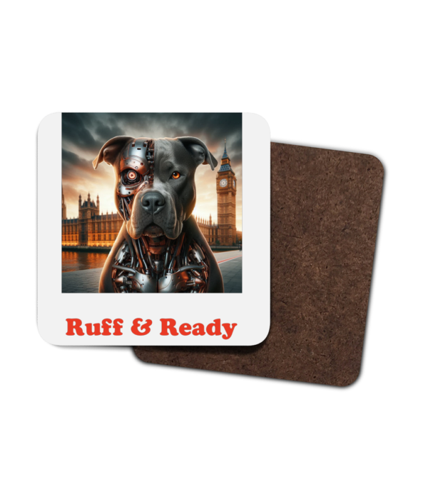 4 Pack Hardboard Coaster Ruff & Ready