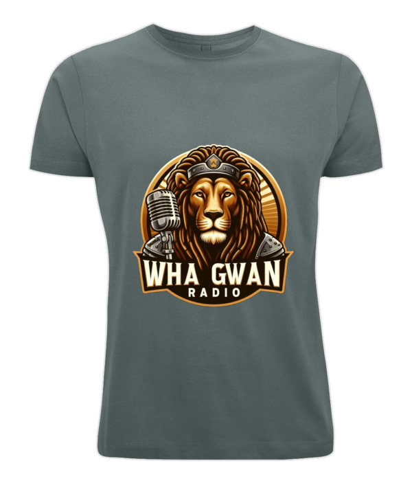 BY004 Classic Round Neck Men's T‑Shirt Wha Gwan Radio - Image 4