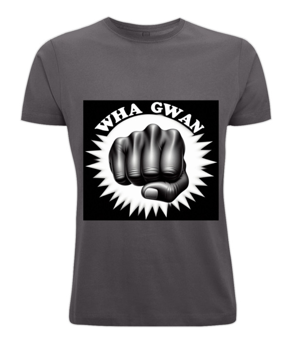 BY004 Classic Round Neck Men's T‑Shirt Wha Gwan C - Image 5