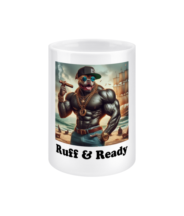 15oz Jumbo Ceramic Mug - Ruff & Ready Logo