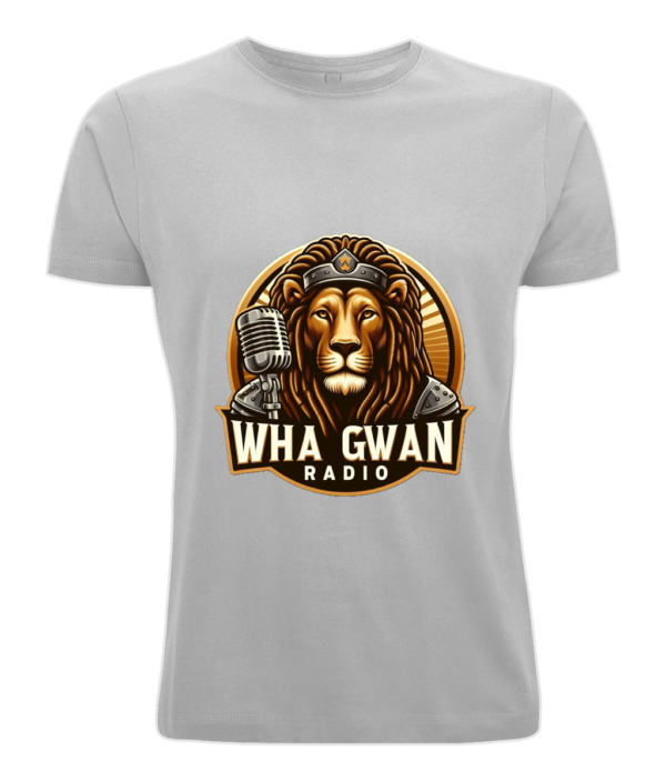 BY004 Classic Round Neck Men's T‑Shirt Wha Gwan Radio - Image 6