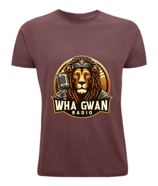 BY004 Classic Round Neck Men's T‑Shirt Wha Gwan Radio