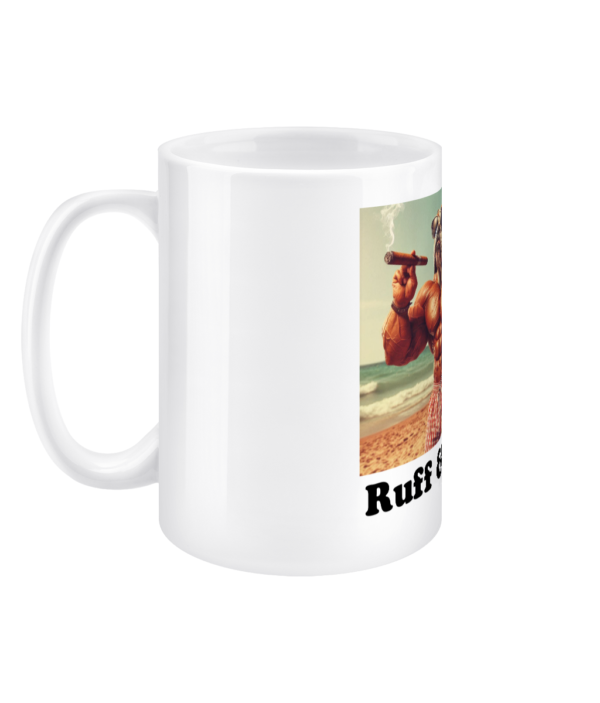 15oz Jumbo Ceramic Mug Ruff & Ready Pro. - Image 2