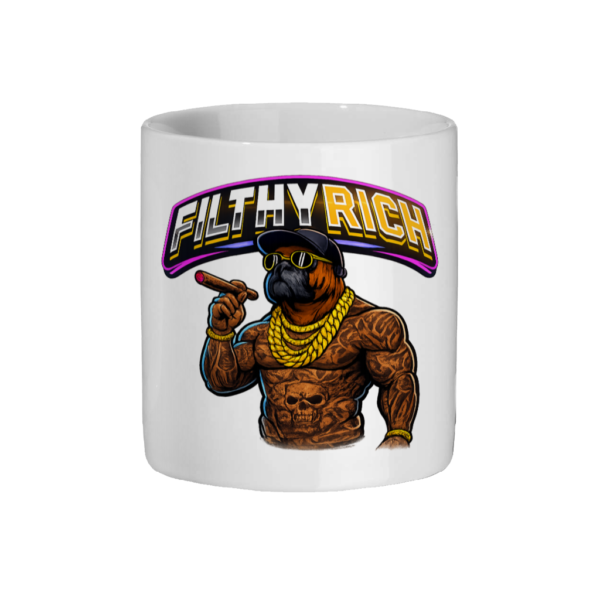 Ceramic Coffee/Tea Mug 11oz With FilthyRich Brand